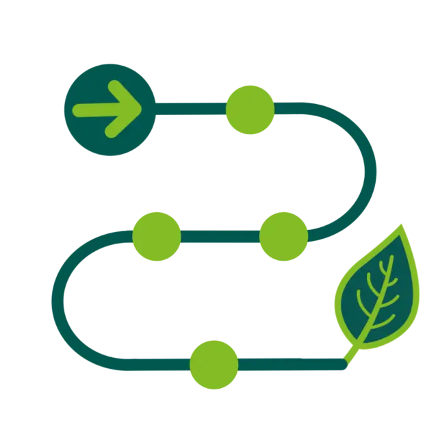 Illustration representing sustainability planning, strategy and implementation